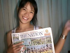 Fille thaïlandaise ne veut pas de visage, mais encore il
