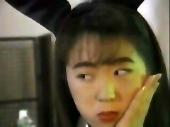 Japanese Bunnygirl Ai Iijima Lubed Up, Breathy Orasm With Banana