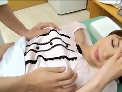 Busty Japanese dicked hard in spy webcam massage sex episode