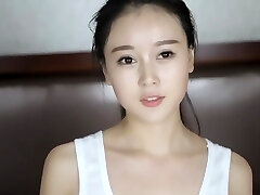 modelo asiático joven amateur chino