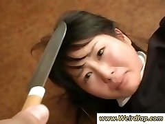 Asian maids get humiliated and treated like poop in this clip