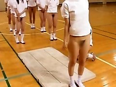 Asian Teenies Hairy Pussies Hot Asses Stretch During Gym Class