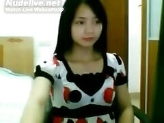 Asian Cutie Gets Naked Live on Web Cam