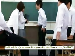 Akiho Yoshizawa innocent Chinese teacher does blowjob