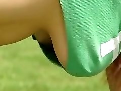 Erena Yanai jiggles yam-sized tits in sports