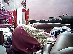 Indian wife kissing ass husband