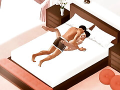 ماه عسل کامل, عاشقانه, گاییدن, تصویری-سفارشی زن 3d