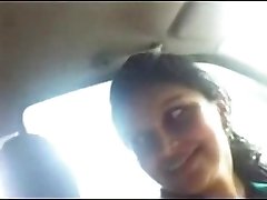 Desi Office Girlfriend with Boss in truck