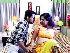 Anniversary ke din pati patni ne kiya bahut jordar hookup