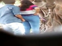 Desperate Indian Lovers - Public sex