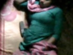 barishal gal happy masturbating in her couch seen by neighbor