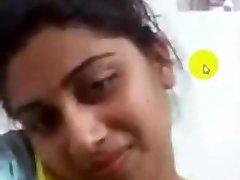 desi collage girl getting off on Skype for her beau