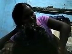 Desi Widow Grannie Aunty porked by her lover (Hindi Audio) 