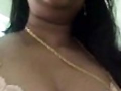 Super-hot mallu teen  showcasing her boobs and rosy pussy to plus one student
