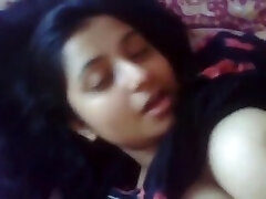 Drunken Indian Girl flashing her Big Tits and Pussy.