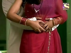 Sakshi Tanwar warm Indian Aunty getting seduced by a fat Uncle