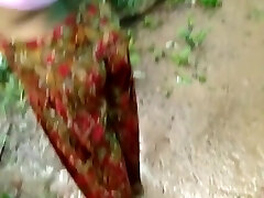 Sister Outdoor Peeing And Getting Fucked In The Farm Bathroom By Father