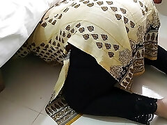 Indian maid gets stuck under the bed while cleaning the mansion, I fucked her Harsh before helping her - Huge Ass Cum