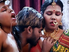 Tamil wife very 1st Suhagraat with her Big Penis husband and Cum Swallowing after Raunchy Sex ( Hindi Audio )