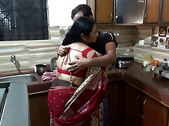Hindi Desi Bhabi was smashed by Devar in Kitchen, Bathroom and couch with full Hindi audio