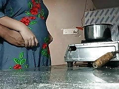 Devar Poke Hard Pinky Bhabi in Kitchen