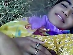 northindia damsel show off outdoor and bust girl fumble 