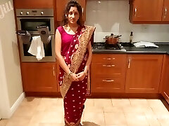 Cheating Bhabhi teaches Devar about kamasutra hindi fuck-a-thon story in saree POV