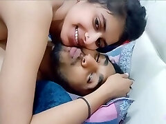 Indian Cute Dame Fucking in Hotel room by her boyfriend Lip Smooching and Licking Pussy Hindi Audio