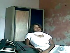 Amateur sex with bashful Indian GF