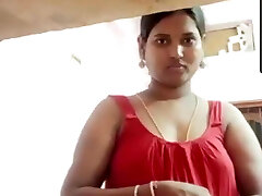 Madurai, Tamil sexy aunty in chimmies with rock hard nipples