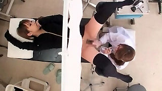 Good-looking Japanese tramp fucked her gynecologist