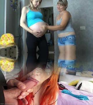 Preggo Lesbian Babes two