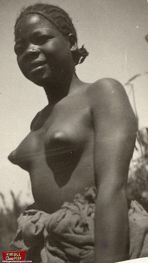 Vintage Ebony Black Girls Nude