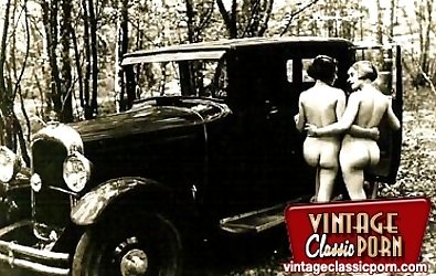 Vintage Pussy In Car - Vintage car lovers go nude