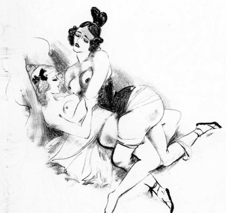 Old cartoon porn tells the story of retro sex industry, which was hot.