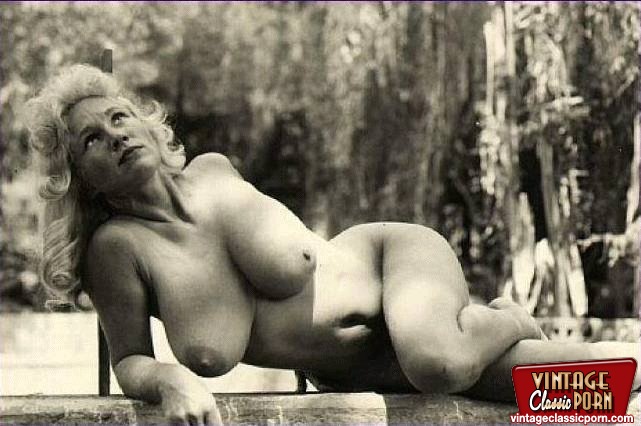 Porn Vintage Girls - Big breasted vintage girls