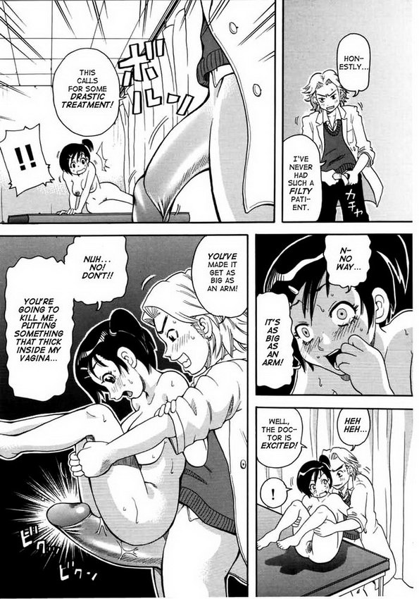 Horny manga bitch jumping a huge prick like crazy