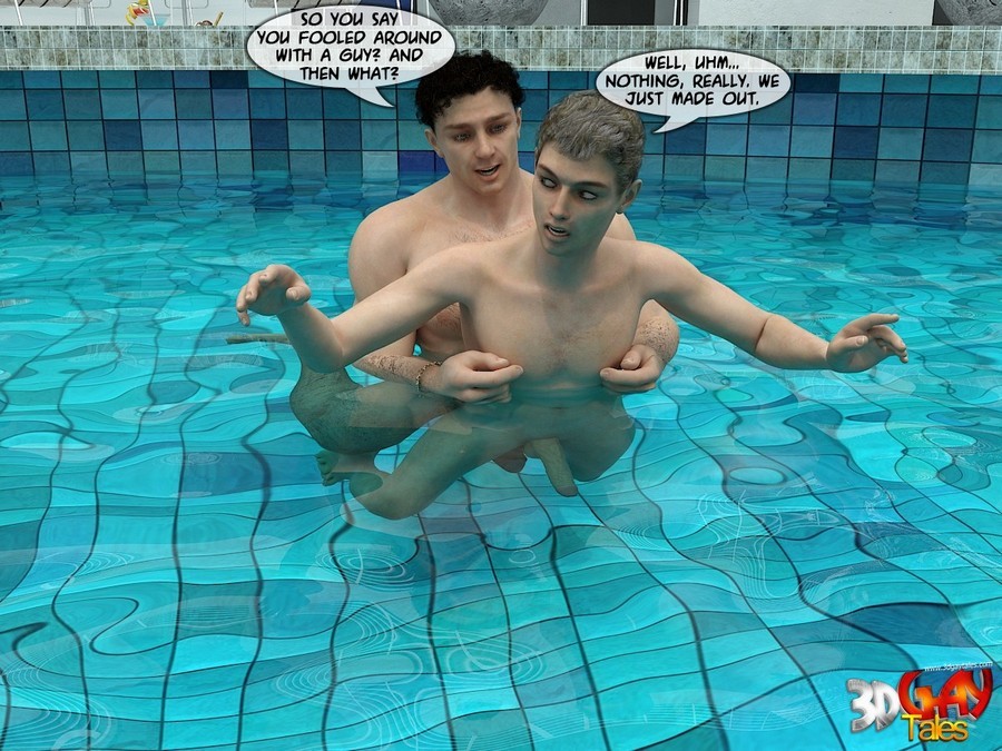 3d gay male art with sex in swimming pool! These gays fucks so hard in this  swimming pool, hurry up to watch 3d gay male art now!You never saw so hot 3d
