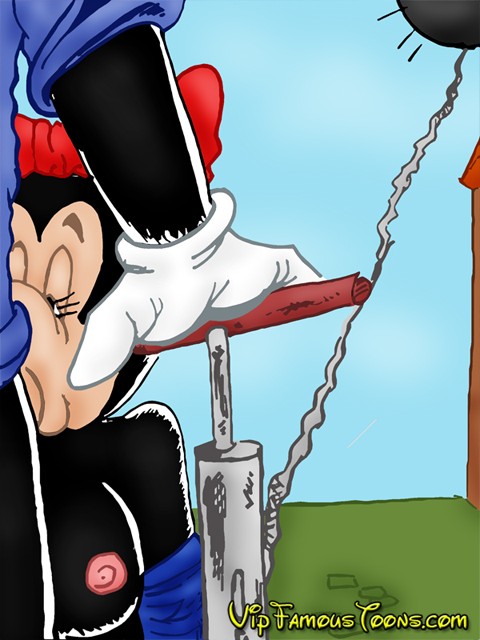 Mickey Mouse and Minnie blowjob