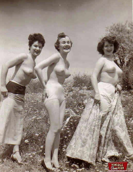 1940s Vintage Porn Outdoor - Real vintage outdoor girls