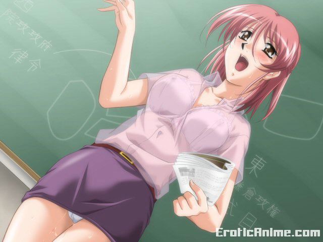 Hot Anime Teacher Porn - Hot anime school teacher getting her pussy ravaged