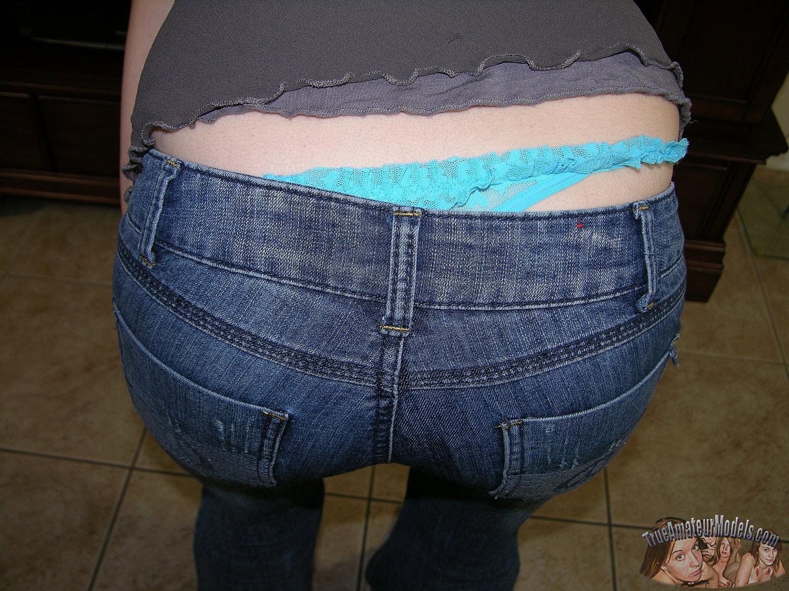 Sexy Amateur Dark Haired Beauty Modeling Nude