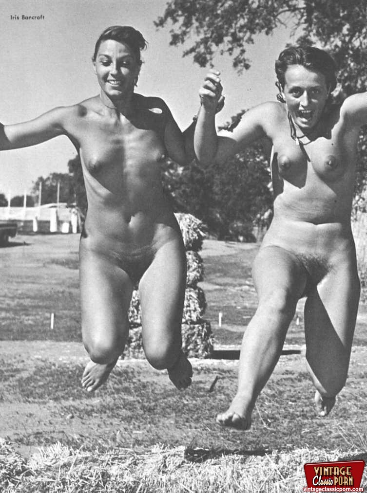 Vintage Porn Pre - Vintage nudists get naked