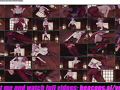 genshin impact - yae miko - sexy tanz in strumpfhosen mit sexspielzeug 3d hentai