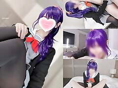 School teens naruto cosplay Cosplay Femdom handjob anal prostate massage cumshot video.