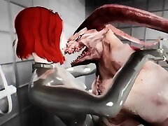 Skyrim - Demon sex qeeen Latex Catsuit Women