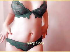 Wifey teases in some green ginq valentina