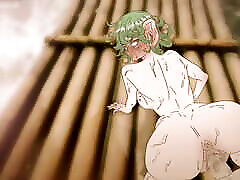 Tatsumaki with huge ears stuck in the open ocean on a raft ! Hentai "One Punch Man" Anime porn web cam real fuck 2d