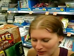 Blow fatts man sex at the supermarket
