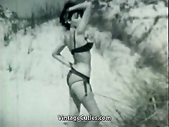 Nudist Girl&039;s Day on a hot teen pussy get squit 1960s Vintage